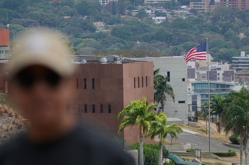 American Flag Raised at US Embassy in Venezuela for 1st Time Since 2019