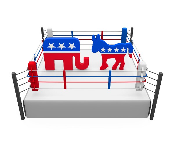 united states democrats republicans presidential campaign in an election year  