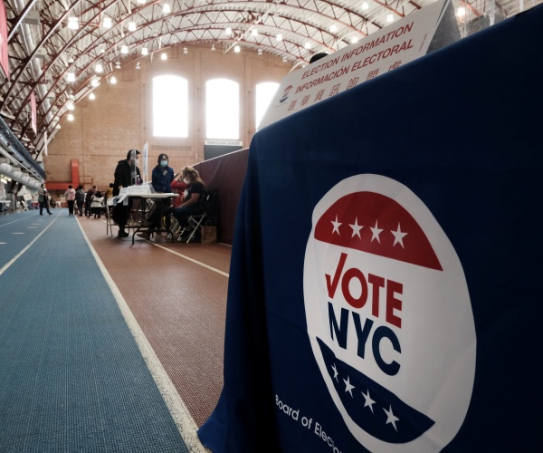 a vote sign