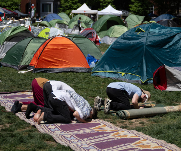 university or college protests over the middle east war  