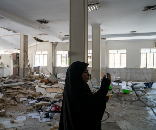 results of pre-cease-fire military action against a notorious prison of a nation of the middle east 