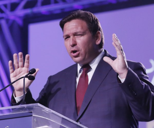 florida gov. ron desantis speaks at a summit