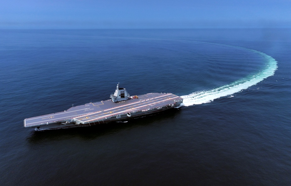 China Working on Biggest Aircraft Carrier in World