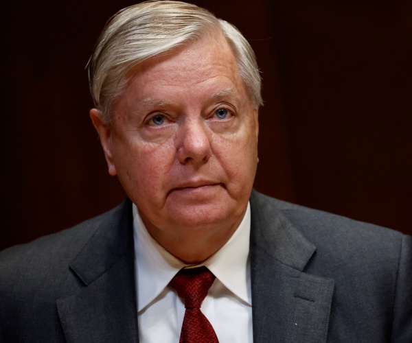 lindsey graham looks on