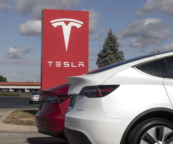 tesla car lot