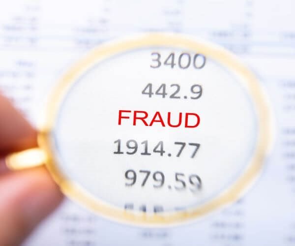 Financial fraud image