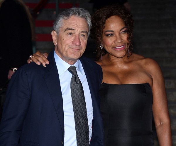 robert de niro and grace hightower arrive at party