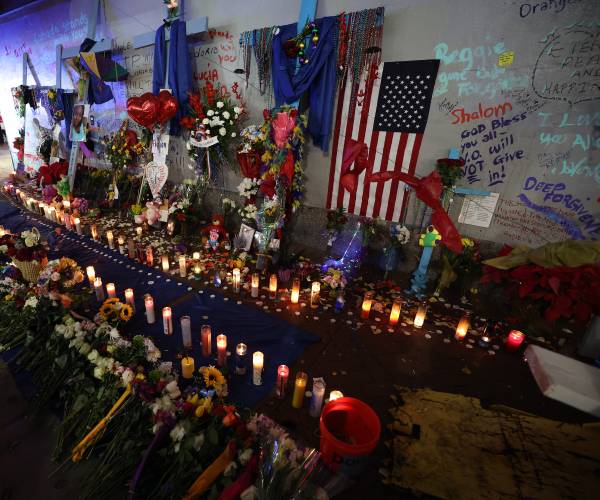 a memorial to the new orleans attack victims