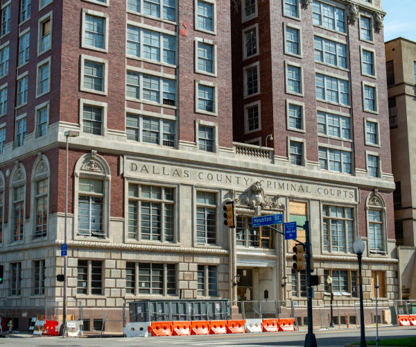 county courts building in a city of the lone star state 