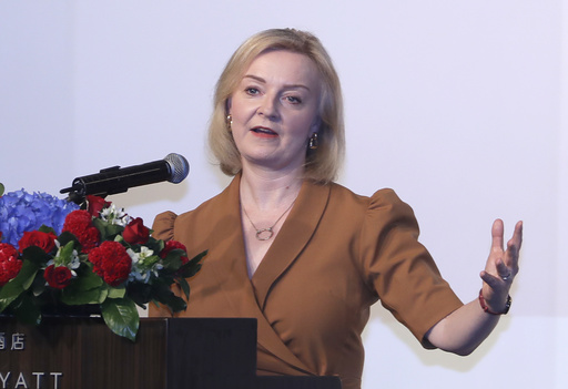 Former British Prime Minister Liz Truss Warns of China Threats During Taiwan Visit