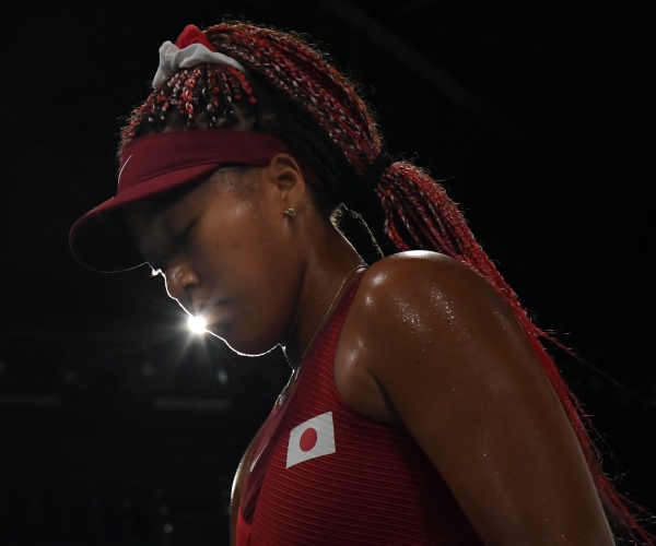 Tennis Star Naomi Osaka Tears Up at Press Conference