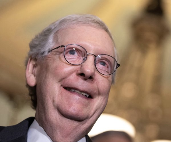 senate minority leader mitch mcconnell speaks during a news conference