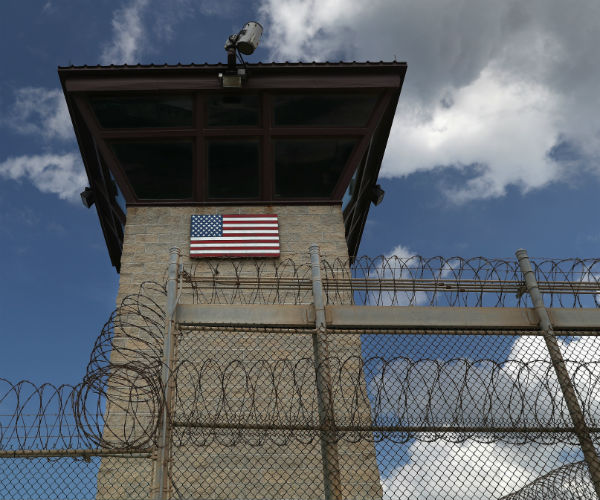 a guard tower at guantanamo bay