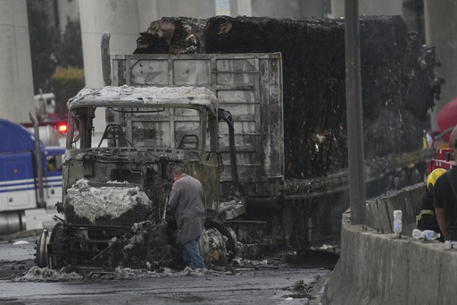 Gas Tanker Explosion in Mexico City Leaves Flames Billowing and Dozens Injured with Serious Burns