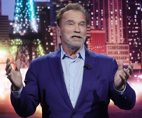 arnold schwarzenegger appears on a television show