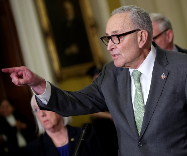 united states senate presser with senate minority leader 