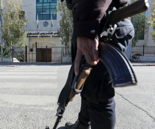 defunct palestinian parliament building