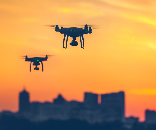 drones as seen in an overseas nation 