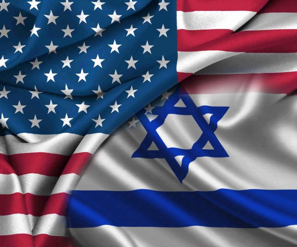 imge of us and israel flag