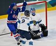 Olympics-Ice Hockey-US Women Crush Finland